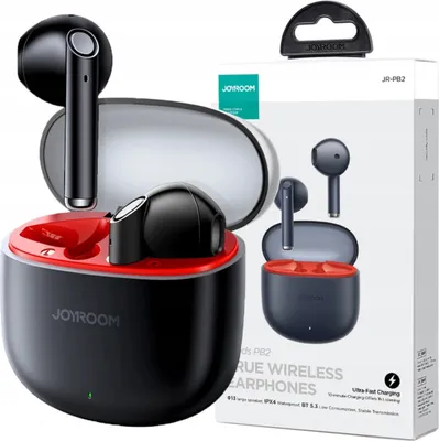 Obrázek produktu pro JOYROOM JR-PB2, True Wireless Stereo (TWS), 29 g, Sluchátka s mikrofonem, Černá