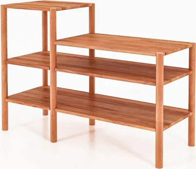 Produktbild von Bücherregal Zola Kernbuche massiv 115x86 cm mit 4 offenen Fächern