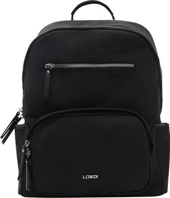 Image de L.CREDI sac à dos de loisirs sac à dos Odeta Backpack Black noir