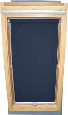 Produktbild von Rollo für VELUX Dachfenster Sichtschutz mit Haltekrallen GGL/GPL/GHL - 206 - dunkelblau