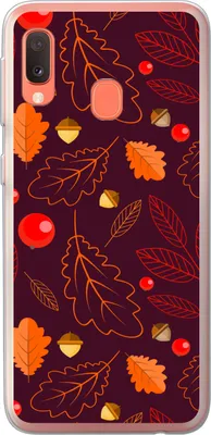 Produktbild von MuchoWow® Handyhülle Schutzhülle Hülle für Telefoonhoesje Samsung Galaxy A20e Muster - Herbst - Laub - Mädchen - Kinder - Kinder Silikon Softcase Handy Hülle - Abdeckung