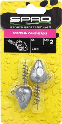 Produktbild von Spro Pelagical Screw-In Jighead Schraubkopf - 2 Vertikalköpfe, Gewicht:40g