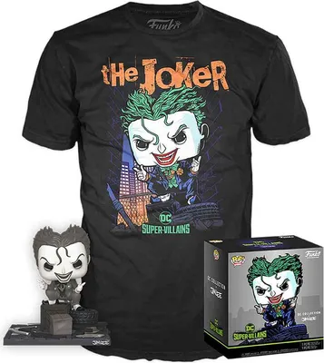 Produktbild von Set POP Figur & Tee DC Comics Jim Lee Joker