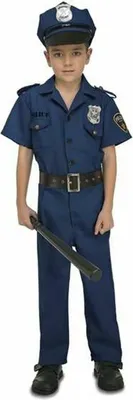 Immagine prodotto di Travestimento per bambini L'altro me polizia (4 pezzi) - 7-9 anni