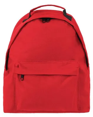 Image de Halfar - Sac à dos pour enfants, couleur unie LT3056 (taille unique) (rouge)