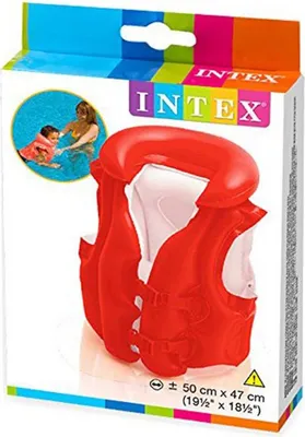 Produktbild von Intex 58671EU, Orange, Schwimmweste, Einfarbig, Vinyl, 3 Jahr(e), 6 Jahr(e)