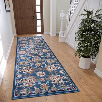 Obrázok produktu pre 80x240 cm Kusový koberec Luxor 105634 Caracci Blue Multicolor