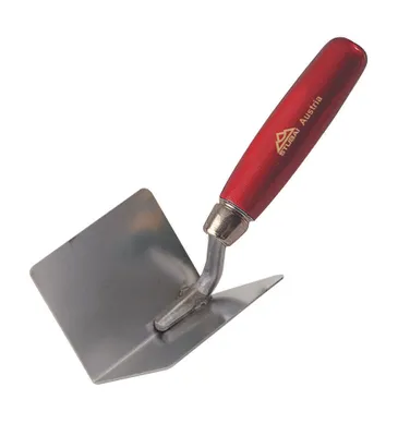 Obrázok produktu pre STUBAI Vnútorná rohová stierka nerezová met.červená rukoväť 110/75/75