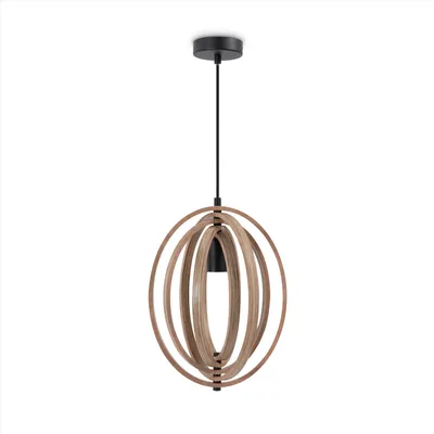 Produktbild von Pendellampe Deko Wohnzimmer Hängeleuchte Esszimmer Lampe Schlafzimmer Holz E27