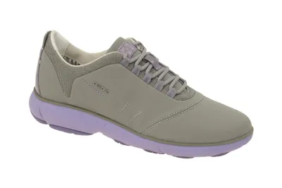 Produktbild von Geox NEBULA Damenschuhe - bequeme Schnür- Halbschuhe grau Freizeit NEU