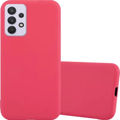 Produktbild von Cadorabo Hülle für Samsung Galaxy A33 5G Schutzhülle in Rot Handyhülle TPU Silikon Etui Case Cover
