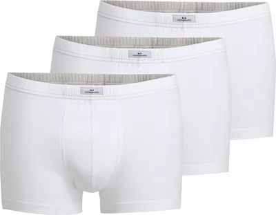 Produktbild von GÖTZBURG Herren Pants, Unterhose - Baumwolle Single Jersey weiß, uni, 3er Pack Größe: 8