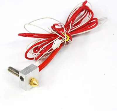 Obrázek produktu pro AiCheaX - DIY Hot End Kit 0,4 mm tryska 40 mm hrdlo extrudéru 12 V topný termistor Hliníkový topný blok pro 3D tiskárnu Anet A3 A6