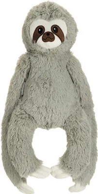 Immagine prodotto di Beeztees bradipo Mees - giocattolo per cani - peluche - grigio - 40x20x9 cm