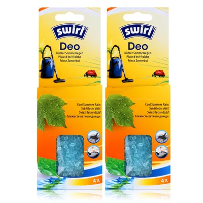 Produktbild von Swirl Deo für Staubsauger Kühler Sommerregen - 4 Beutel (2er Pack)