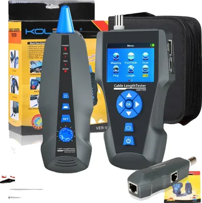 Obrázek produktu pro Tester síťových kabelů, měření délky kabelu, test PING, detekce POE, NF-8601S