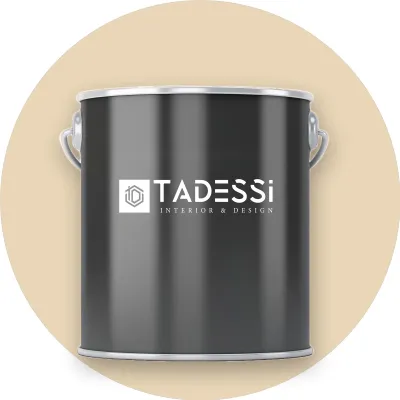 Produktbild von TADESSI Wandfarbe Beige - Pastellbeige - abwaschbare Innenfarbe matt - Dispersionsfarbe - Geruchsarm und Lösemittelfrei - 5 Liter Gebinde