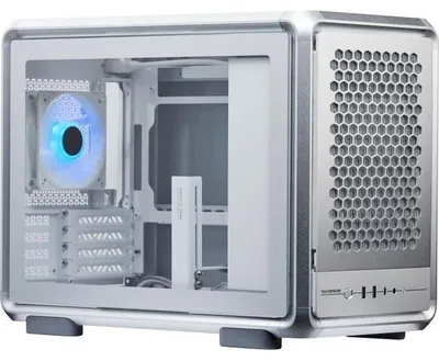 Immagine prodotto di Cooler Master MasterFrame 400 Mesh, Midi Tower, PC, Argento, Trasparente, Mini-ITX, Micro ATX, Alluminio, Vetro temperato, SGCC, Rete, 19 cm