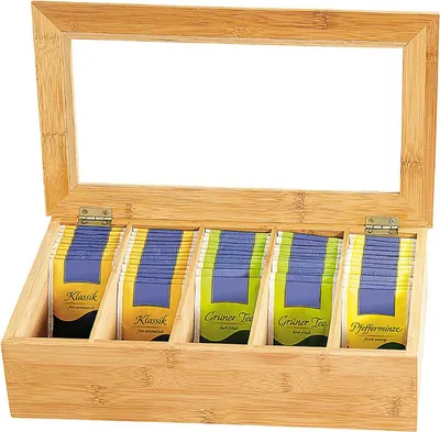 Produktbild von KESPER Tee-Box 36x20x9cm mit Sichtfenster
