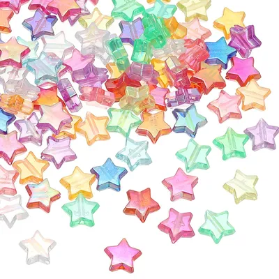 Productafbeelding van Kristalster-parels - 11 mm - Mix van kleuren - 200 stuks