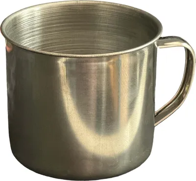 Produktbild von Stahlbecher mit Henkel 10cm Trinkbecher