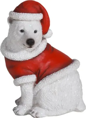 Produktbild von Weihnachts Eisbär sitzend