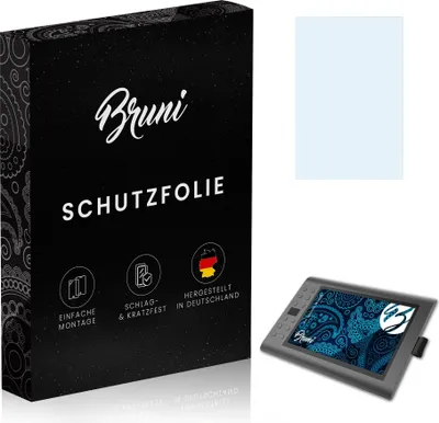 Produktbild von Bruni Basics-Clear 2x Schutzfolie kompatibel mit Gaomon M106K Folie