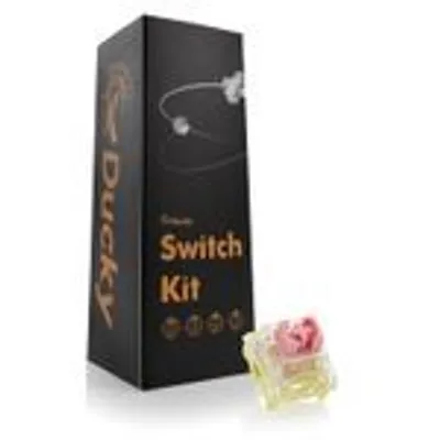 Produktbild von Ducky TTC Gold Pink Switch, mechanisch, 3-Pin, linear, MX-Stem, 37g