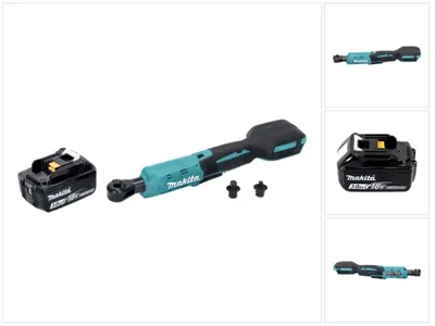 Image de Makita DWR 180 F1 Visseuse à cliquet sans fil 18 V 47,5 Nm 1/4'' 3/8'' + 1x batterie 3,0 Ah - sans chargeur