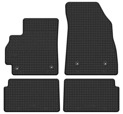 Produktbild von Gummi-Fußmatten für OMODA 5 2022- (SUV) – 4-tlg, Schwarz, passgenau – Wielganizator SolidTread