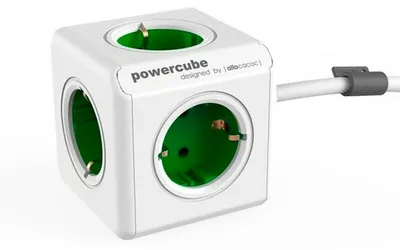 Produktbild von Power Cube 1300BL/DEEXPC, 1,5 m, Drinnen, Typ F, Blau, CE, KEMA (EU new), TUV GS, 5 AC-Ausgänge