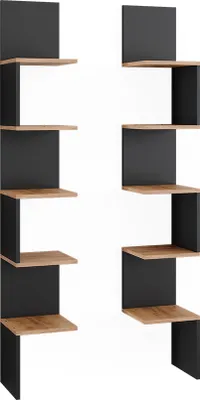 Produktbild von Eckregal Vicco Paolo Anthrazit 28 x 175.4 cm 2er Set, Model 52096
