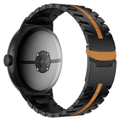 Image de Bracelet intelligent en alliage de titane, avec fermoir en acier, compatible avec la montre Google Pixel Watch 4 et 3 (45 mm)