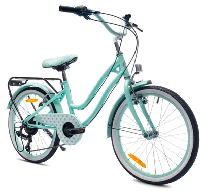 Produktbild von Rower 20 cali dla dziewczynki 6 biegów SHIMANO miętowy Sun Baby