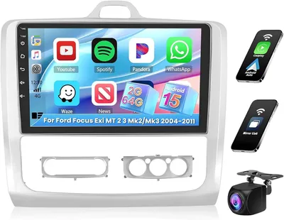 Obrázek produktu pro Autorádio Ford Focus - Android rádio - Multimediální systém - GPS navigace - Bezdrátové CarPlay