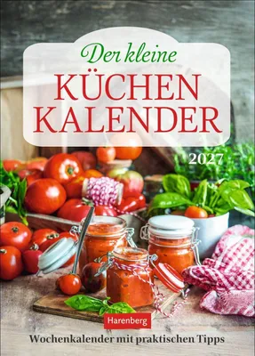 Produktbild von Harenberg Wochenkalender 2027 Der kleine Küchenkalender 16,5x23cm