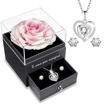 Produktbild von Ewige Rose mit Botschaft – Ein Geschenk für Frauen