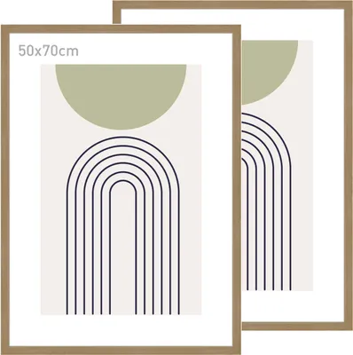 Produktbild von accent by nielsen Holz Bilderrahmen Velino, Eiche, 50 x 70 cm (2er Set)
