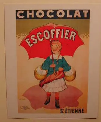 Obrázok produktu pre Čokoláda Escoffier – plagát 24 x 30 cm