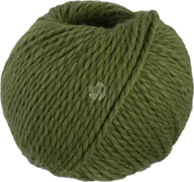 Zdjęcie produktu dla Lana Grossa - Natural Lama Chunky 0019 oliwkowa zieleń