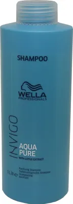 Produktbild von Wella Professionals Invigo Balance Aqua Pure Purifying Shampoo Shampoo für fettiges Haar 1000 ml