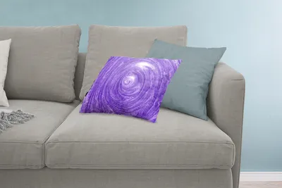 Produktbild von MuchoWow® Zierkissen Sofakissen Wohnzimmer Dekokissen 60x40 cm Lila - Abstrakt - Design - Kopfkissen - Polster mit Foto