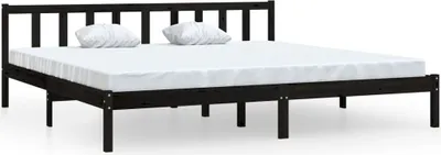 Obrázek produktu pro vidaXL Postel z masivu Černá borovice 200x200 cm