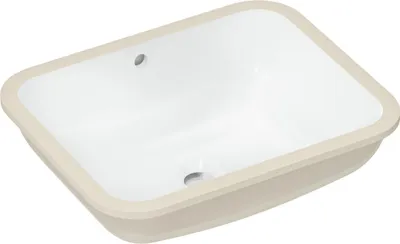 Zdjęcie produktu dla hansgrohe Xuniva Q umywalka podblatowa, z przelewem, bez otworu na baterię, 500x400 mm, biała, 60154450