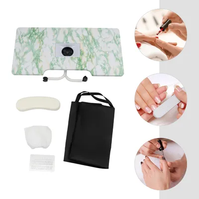 Image de Table de manucure portable, table de manucure, table de manucure moderne portable, table de manucure pliable