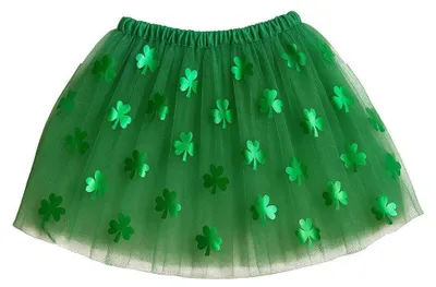 Productafbeelding van Fiestas Guirca - Kleeblattformige rok voor dames, voor Sint Patrick's Dag, model FG1617 (one size) (groen)