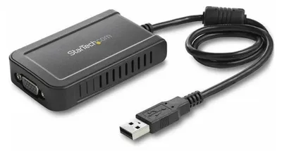 Produktbild von StarTech.com USB auf VGA Video Adapter - Externe Multi Monitor Grafikkarte - 1920x1200 - 1920 x 1200 dpi Auflösung - 1 x VGA - PC