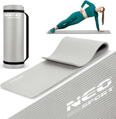 Obrázek produktu pro Tréninková podložka Neo-Sport 183 x 60 cm - Šedá
