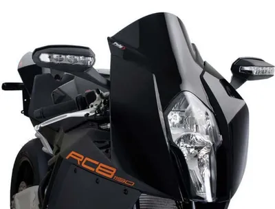 Produktbild von PUIG Z-Racing Verkleidung Schwarz 370x350mm für KTM RC8 R