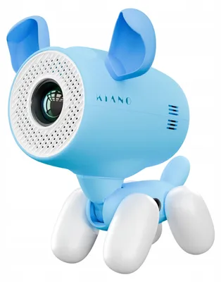 Image de Projecteur éducatif pour enfants Kiano « Chien » HD 720p – Android 13, Wi-Fi, Bluetooth, 50 à 150 pouces, AirPlay, Miracast, silencieux, pédagogique, apprentissage sans fatigue oculaire